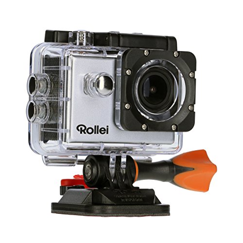 Rollei Actioncam 525 WiFi Action Cam (mit 4k Video Auflösung, Weitwinkelobjektiv, bis 40 m wasserfest, inkl. Unterwasserschutzgehäuse und Fernbedienung) silber – Bild 8