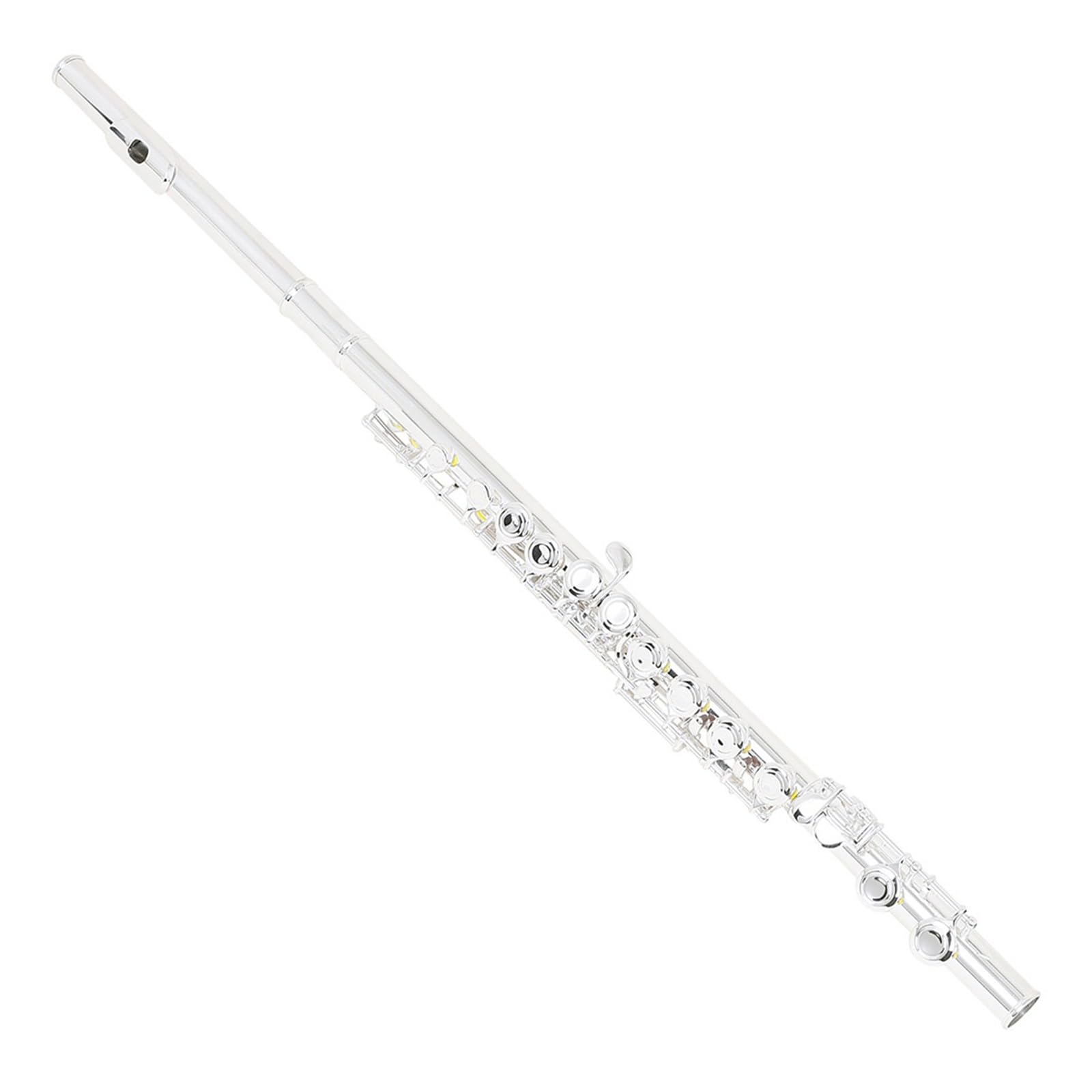 Flauto Traverso In Rame Bianco Placcato Argento Foro Chiuso Per Principianti E Adulti Per Esercitarsi Flauto Standard