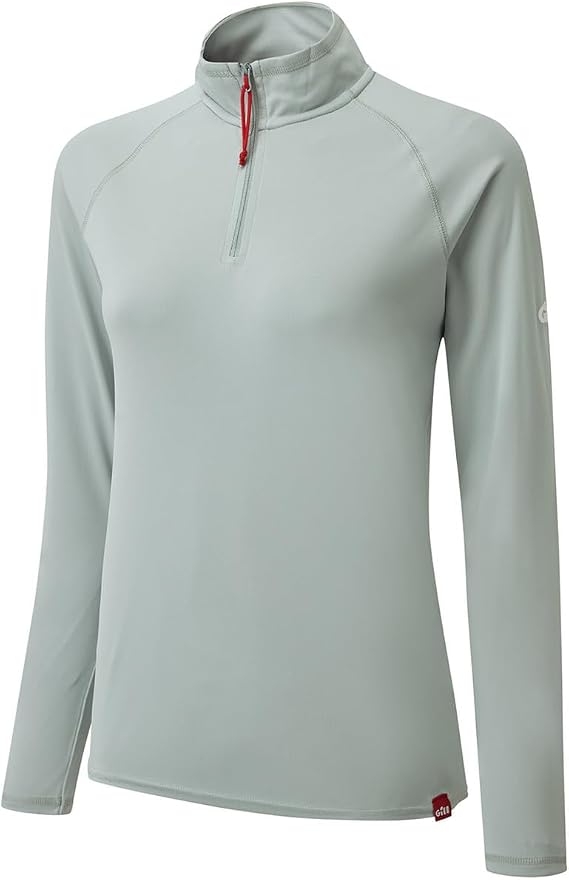 Gill Womens Long Sleeve UV Tec Zip Top - Lightweight, Quick Drying & 50+ UV Protection