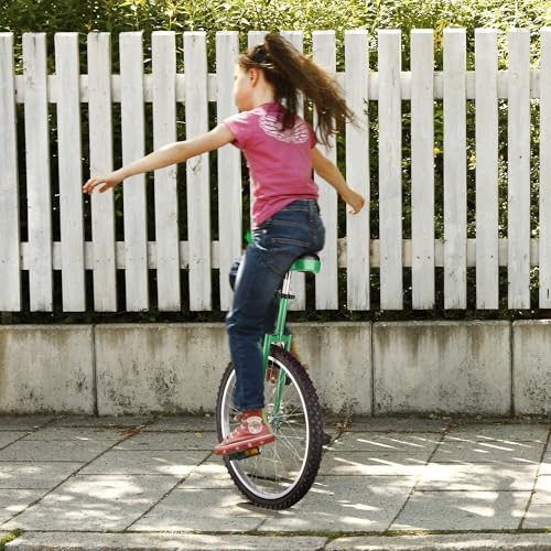 Image of AW 16 /18 /20 /24 Inch Wheel Outdoor Unicycle Adjustable Seat Exercise Bicycle | Fit Adults Kids Outdoor Sports Fitness Exercise, Various colors For Choice