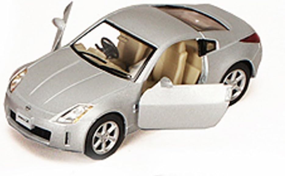 Nissan Fairlady 350Z, Silver - Kinsmart 5061D - 1/34 Scale Diecast Model Toy Car, but NO Box