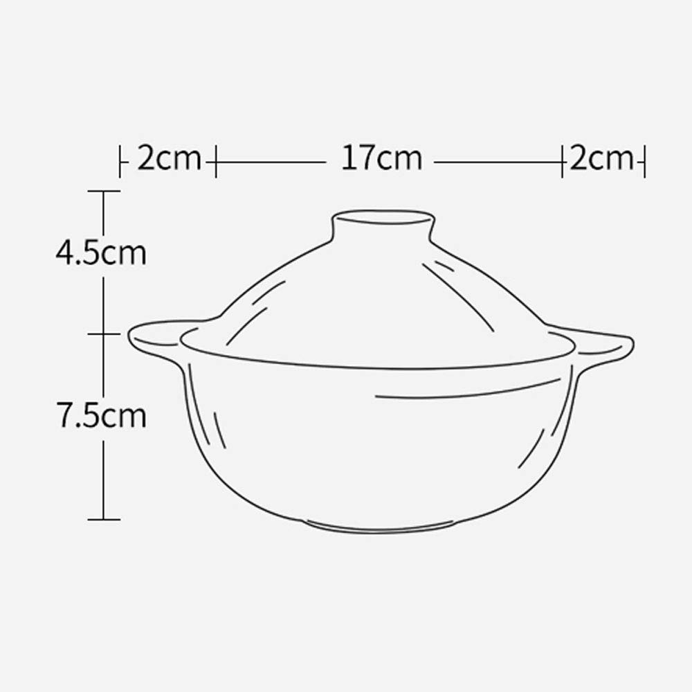 Sakura Keramik Auflauf Steintopf Mit Deckel Haushaltssuppe Eintopf Eintopf Reis Nudel Topf Dampfer Kochen Instant Nudeln Topf Risotto 7 Zoll (Farbe: E)