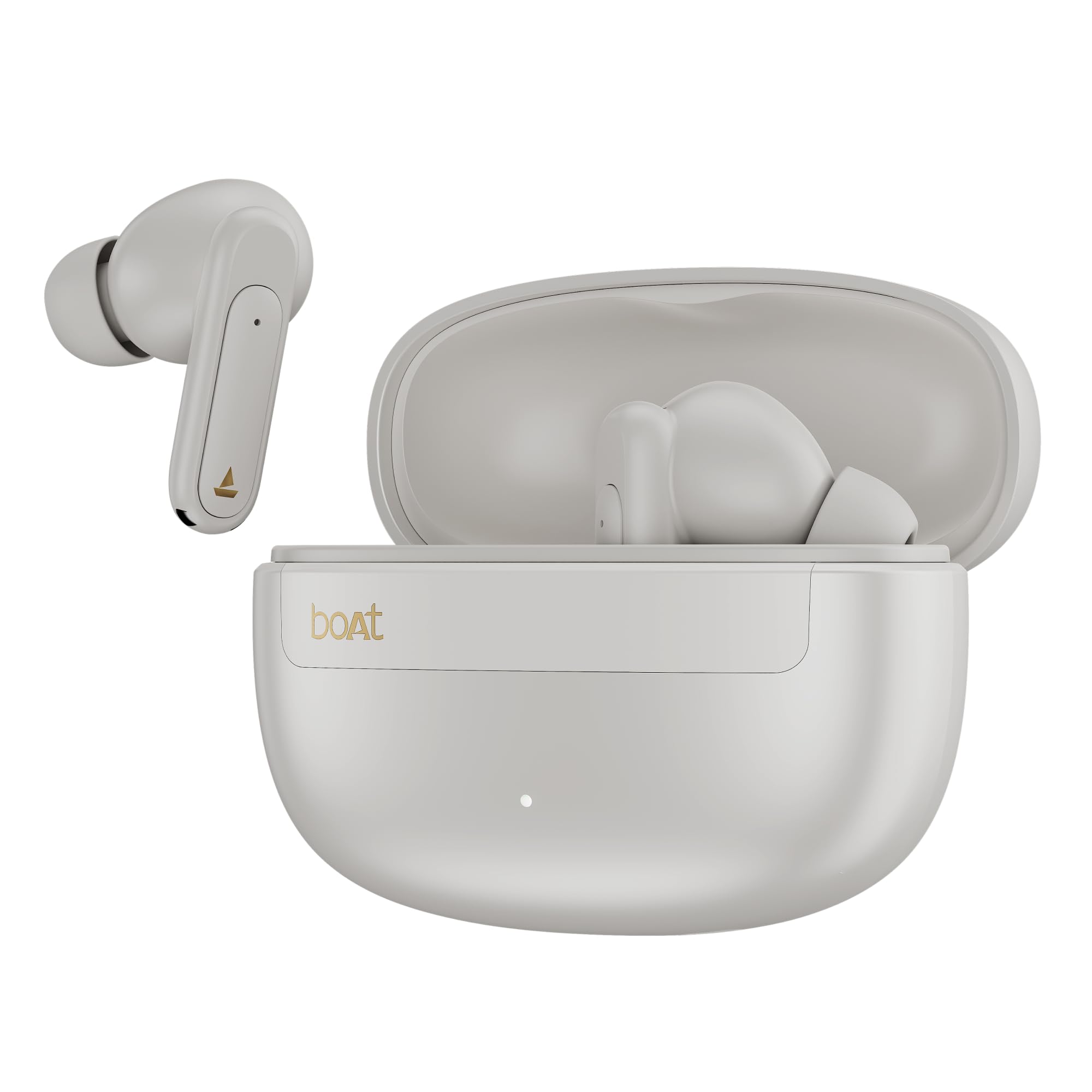 Boat Airdopes Plus 222 with Immersive Spatial Audio, 60H Battery, 13mm Drivers, App Support, Multi Connect, Beast™ Mode, Voice Assistant TWS Earbuds with mic (Ivory White)-picture-25