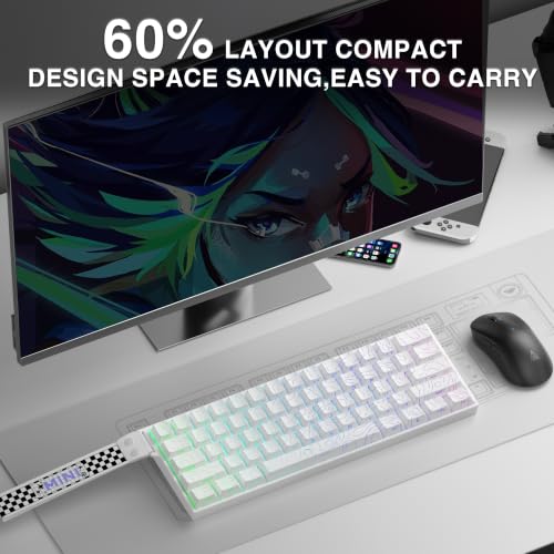 Image of Aula MINI60 HE MAX Wireless Gaming Keyboard 60% Magnetic Switch Keyboard