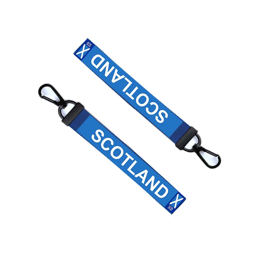 TENNER.LONDON Scotland key tag Luggage Tag Zipper Pull Keychain Bag Scottish British Keyring