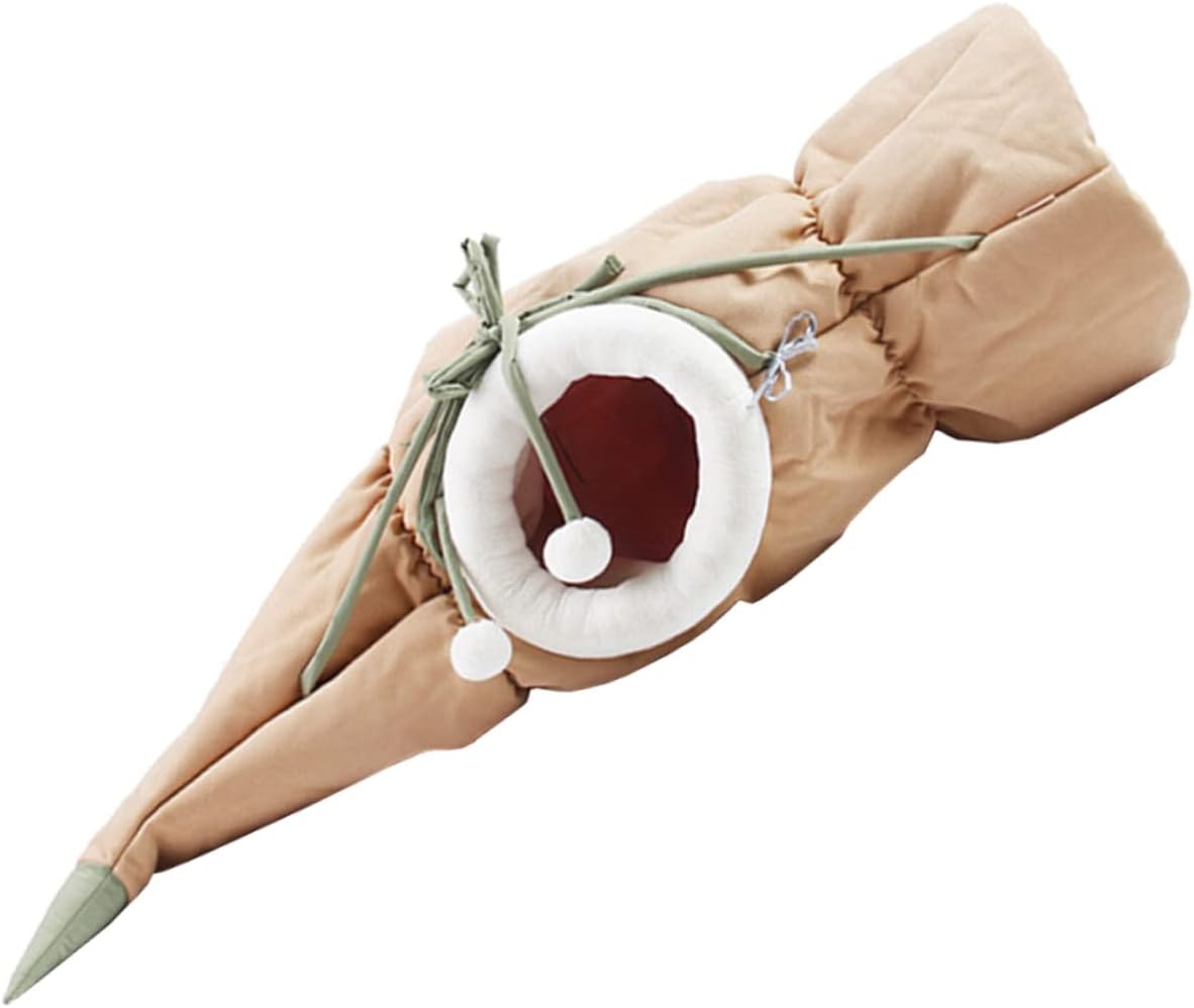 Folding Cat Tunnel Sleep Bag Cozy Cat Hammock Nest Portable PET Sleeping Bed Tunnel Design for Indoor Play and Rest