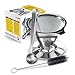 Price comparison product image Housewares Solutions Stainless Steel Pour Over Coffee Dripper + Bonus Coffee Scoop With Built In Bag Clip And Cleaning Brush