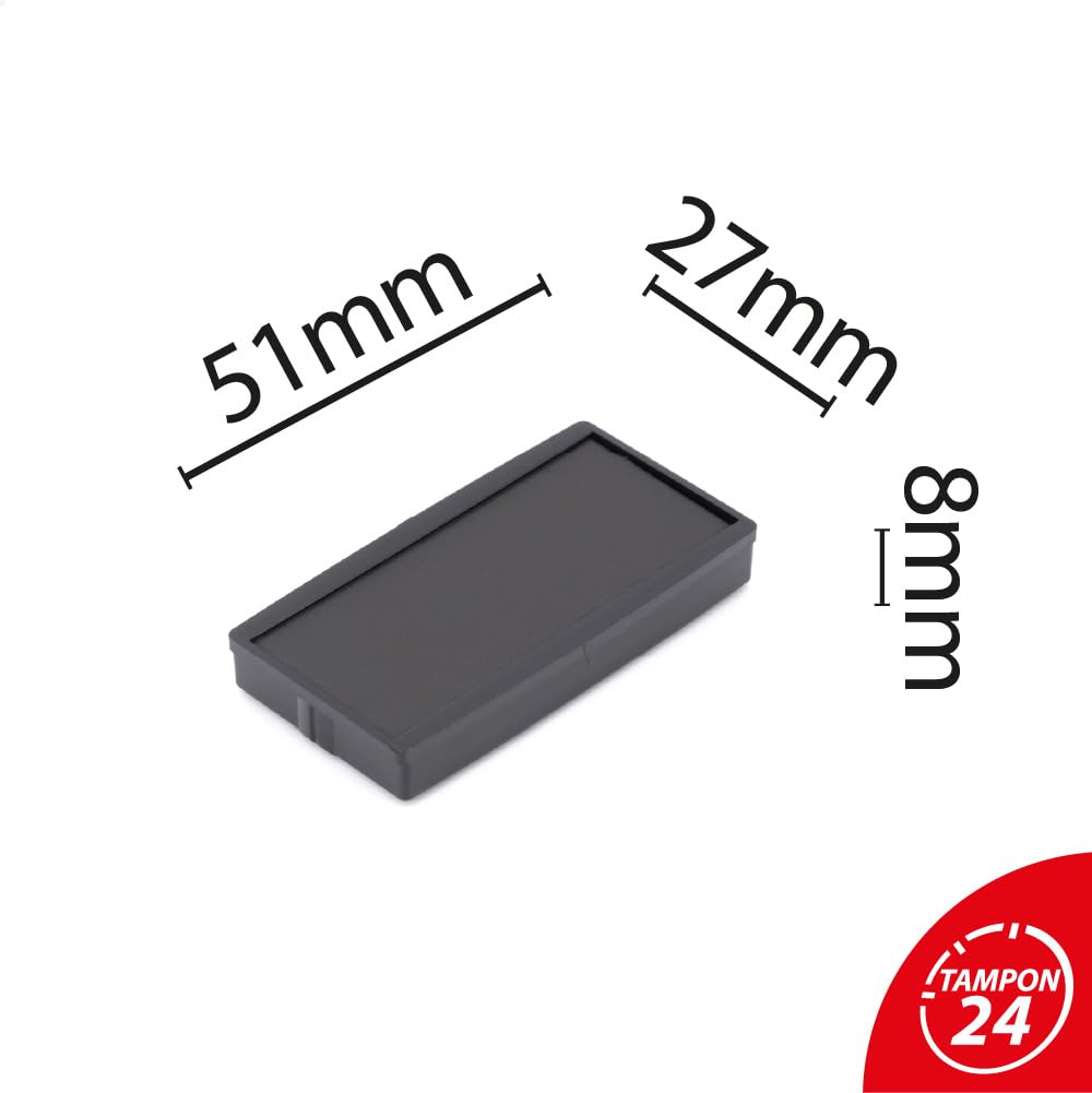 Cassette d’encre pour Colop Printer 30 | Cartouche Colop E/30 (Pack de 3 - Noire)