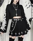 Zoom IMG-2 dingjiuyan vestiti gotici emo camicia