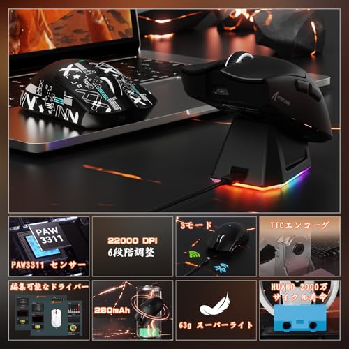 MAMBASNAKE ATTACK SHARK X68PROHE &X11 の商品画像 8