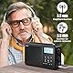 Raddy RF206 Tragbares Kurzwellenradio, Digitalradio, AM/FM-Empfänger, 8W-Lautsprecher, LCD-Display, Unterstützung für BT/TF-Karte/USB-Wiedergabe, AC/AA-Batteriebetriebenes Radio für Zuhause