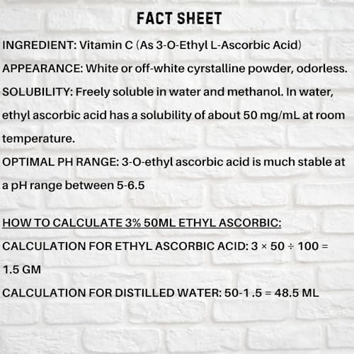 Image of Vitamin C Ethyl L-Ascorbic Acid Powder 50 gm