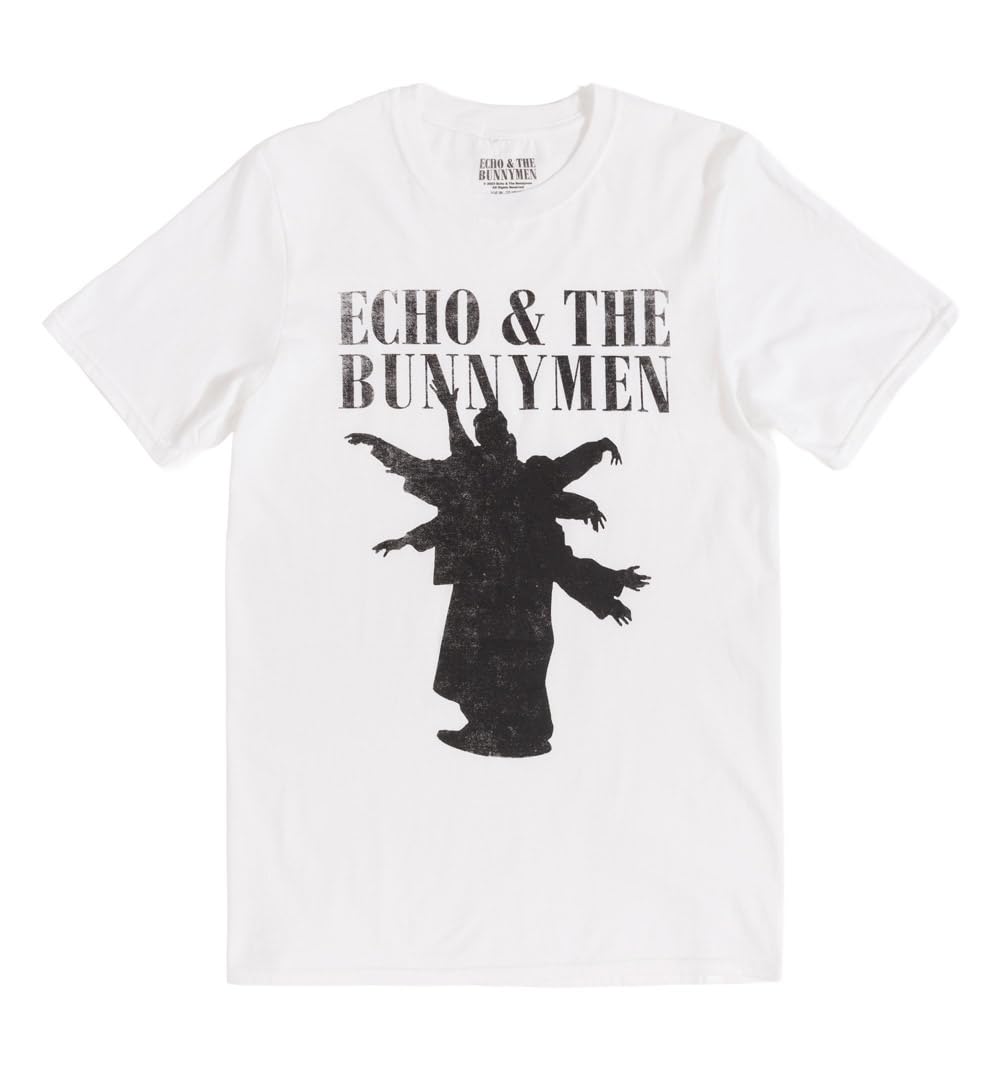 TruffleShuffle Echo and The Bunnymen Silhouettes White T Shirt
