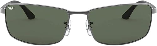 Miniatura 7 de Ray-Ban Rb3498 - Gafas de sol rectangulares de metal para hombre