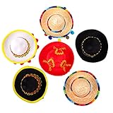 Diversión sin fin. para el evento Fiesta de Cinco de Mayo, accesorios para fotos del evento Luau, tema mexicano de estilo español para festivales, Day of the Dead, Dia de Muertos, tema, boda, cumpleaños, carnavales mariachi...
