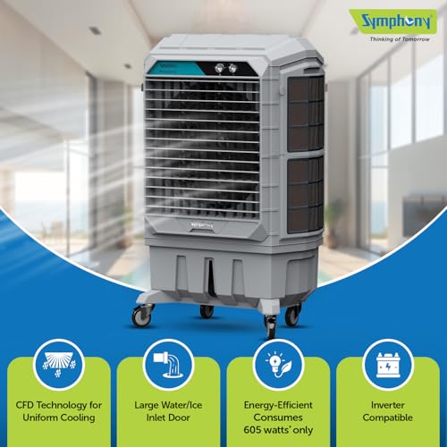 Image of Symphony Movicool XL 200i Desert Cooler , Grey
