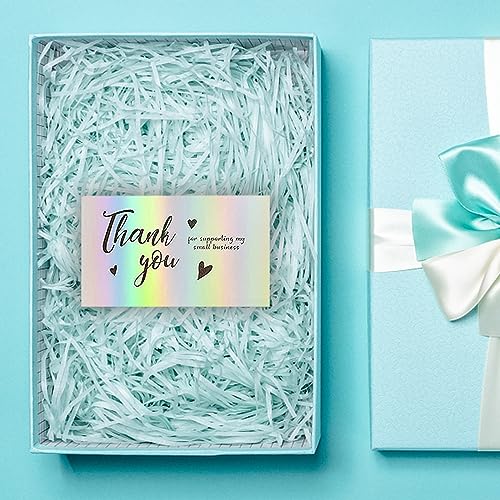 image for Lannso Thank You Cards Small Business, 100 PCS 5 Styles Thank You Card