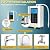 GLBMXDD Alkaline Hydrogen-Rich Water Machine, PH 3.5-10.5, Smart Electrolyzed Ionized Water Machine, Up to -500mV ORP, 7 Water Settings, 8000L Per Filter, Auto-Clean White