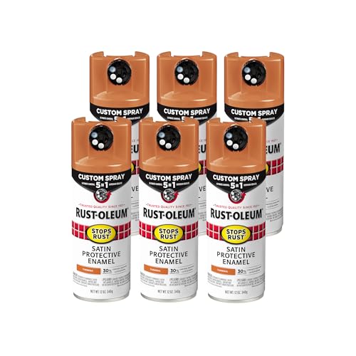 Image of Rust-Oleum Stops Rust Custom 5-in-1 Spray Paint, Satin Turmeric