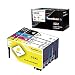 Produktbild FreedomInk 4 35 kompatibel zu Epson 35 35XL Druckerpatronen für Epson Workforce Pro WF 4700 Series WF 4720DWF WF 4725DWF WF 4730DTWF WF 4735 DTWF WF 4730DWF WF 4740DTWF (Schwarz, Cyan, Magenta, Gelb)