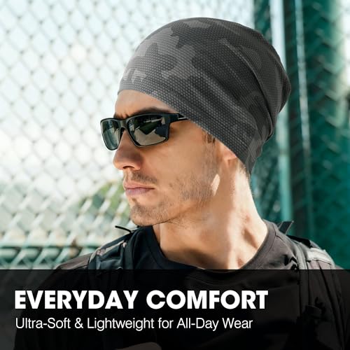 Image of WTACTFUL Cooling Skull Caps for Men Women - Lightweight Breathable 3D Mesh Running Caps for Cycling & Summer