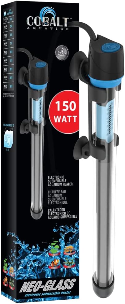 Cobalt Aquatics Neo-Glass Aquarium Heater 150w 150w (up to 40 gal)
