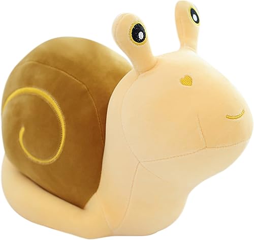 AUCOOMA Muñeco de peluche de caracol de peluche de 7.8 pulgadas, lindo regalo suave para niñas