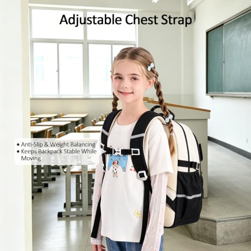 abshoo School Backpack for Teen Girls Laptop Backpack for Women - Image 5