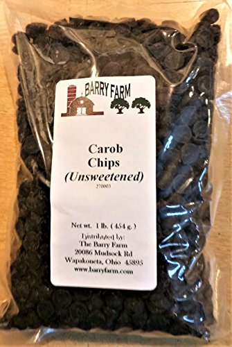 Carob Chips, unsweetened, 1 lb.