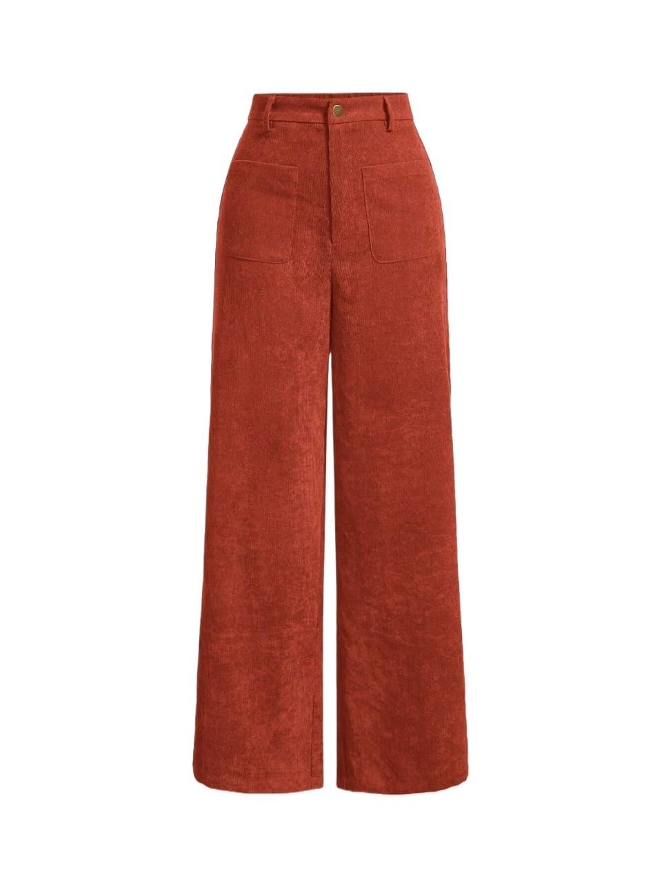 Womens Fall Casual Solid Color Straight Leg Pants Fall Winter Trousers