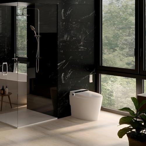 Nashi Japanische Toilette | Bidet-WC | Öffnen und Schließen des Deckels und automatische Entladung | integrierter Tank | beheizter Sitz, Warmwasser und Trocknung | Yaiza Plus 1.2 2024 – Bild 6