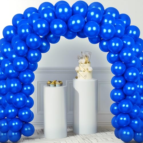 Image of Party Propz Blue Balloons For Birthday Decoration - 50 Pcs Blue Balloons For Decoration | blue Theme Birthday Party Decorations | Balloon For Birthday Decoration | Balloon For Decoration(Latex)