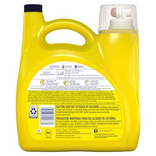 Image of Tide Simply Oxi Boost + Ultra Stain Release, 162 fl oz, 115 Loads, Tough on Stains, Whitens, Brightens, Refreshing Breeze Scent