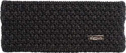 Bandeau Linnl Eisglut femme anthracite tricot haut de gamme