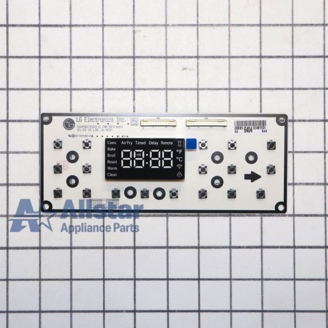 EBR89296404 Range Pcb Display Control Board (18 Buttons)