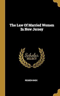 The Law Of Married Women In New Jersey
