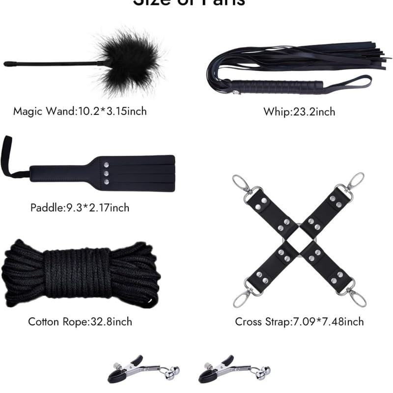 Zehn-StüCk-Set Von Glattem Leder-Multifunktions-Handgelenk- Und KnöChel-Trainingsband, Verstellbar FüR Krafttraining Von HäNden Und Beinen, Mit Augenbekleidung-H6