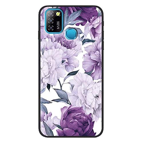 Case for Infinix Hot 10 Lite,YZKJ Flexible Shock-Absorption Light but Durable Soft Gel Black TPU Silicone Protection Case Cover for Infinix Hot 10 Lite (6.6