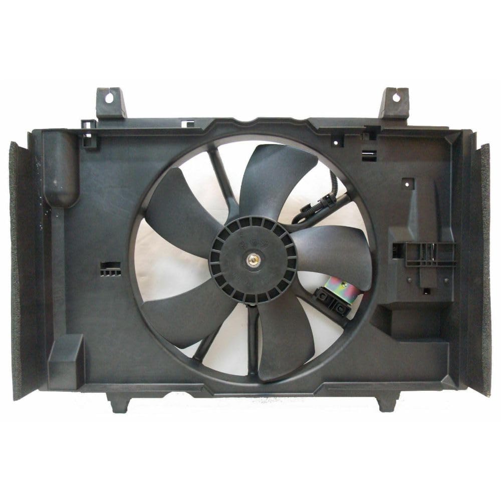 Momtlck Radiator Cooling Fan Assembly for Nissan for Versa 1.8L 2007-2012 & 1.6L 2009-2012 21481EL30A SBFNI3115135
