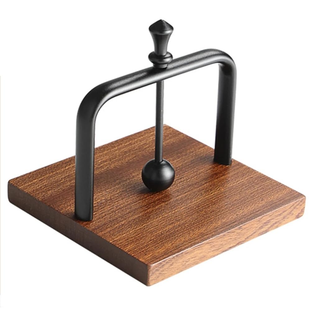 Hndhbfgrt Wooden Paper Towel Holder Restaurant Napkin Holder Solid Wood Tissue Box Hotel Paper Towel Box Tissue Box Holder Tabletop Tissue Holder Black