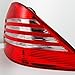 AKKON - For Mercedes Benz W220 S Class Red Clear Lens Rear Tail Lights Brake Lamp Replacement Pair Left + Right