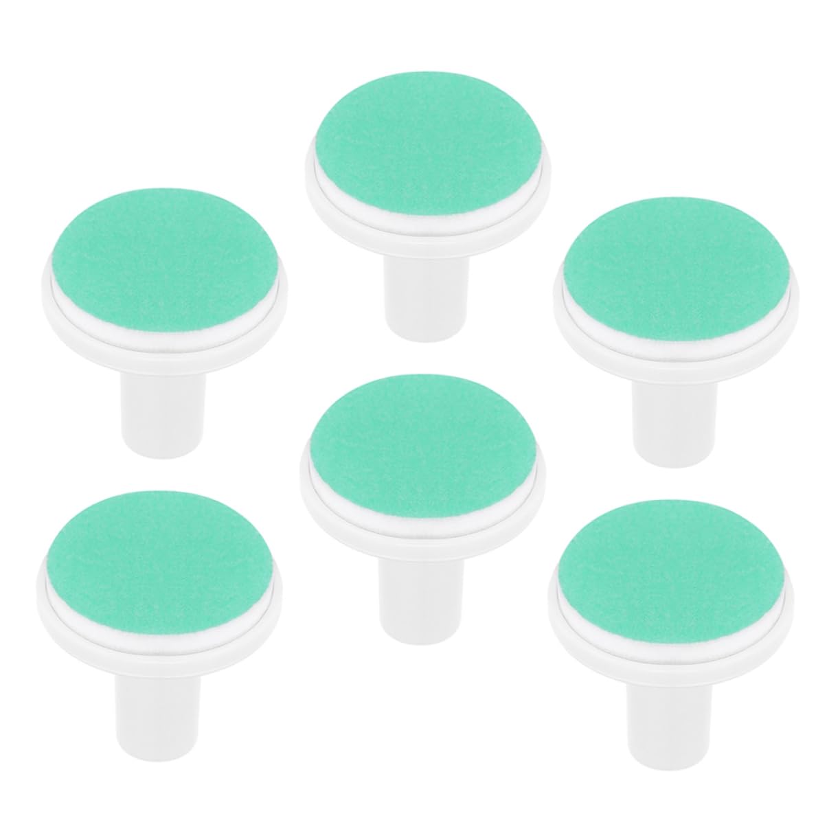 MERRYHAPY Electric Nail Grinder Pads 6pcs Replacement Heads for Nail Trimmer Safe for Infants