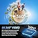 Insta360 X4 Get-Set Bundle - 8K Waterproof 360 Action Camera, 4K Wide-Angle Video, Invisible Selfie Stick, Removable Lens Guards, 135 Min Battery Life, AI Editing, Stabilization