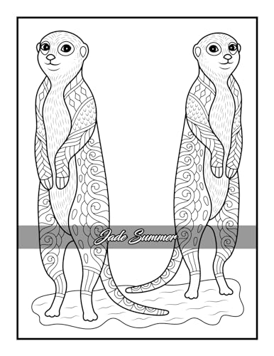 100 Animals: An Adult Coloring Book with Lions, Elephants, Owls, Horses, Dogs, Cats, and Many More! - Image 31