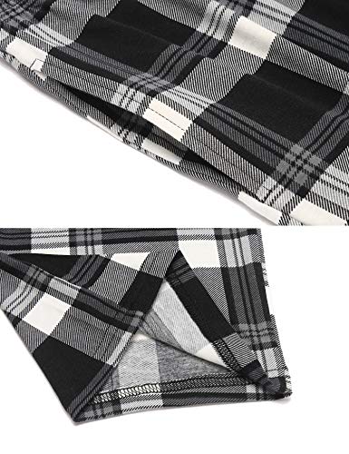 Image of Ekouaer Women Pajama Pants Comfy Pj Bottom with Pockets Stretch Plaid Sleepwear