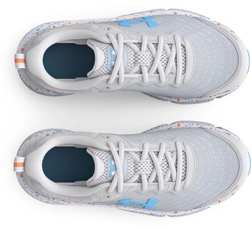 Under Armour Girls Grade School Assert 10 Paint Splatter Running Shoes - Lightweight and Breathable3