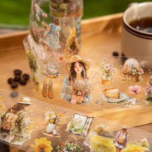 Unleash Your Creativity with the Camping PET Tapes Set: Perfect for Scrapbooking and DIY Projects!