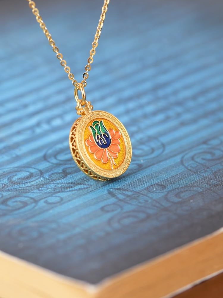 Ciondolo Collana per Le Donne? -La Catena di Maglioni Vintage Creativa Rotonda Gocce