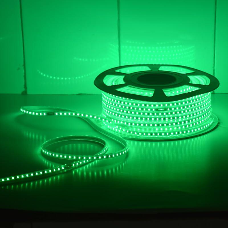 Pure Source India 5 Meter LED Rope Light - Waterproof Decorative Lights with Flexible PVC Tubing-LED Pipe Light for Ceiling Light, Home, Office, Diwali, Eid and Birthday,Christmas Decorations(Green)