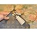Handmade Vachetta Leather Mini Tassel to Dress Up Pochette Eva Clutch Wallet (Apricot)